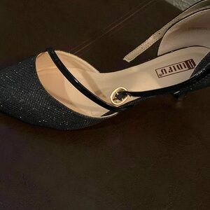 Wore once for a wedding , good condition , sparkle black highs